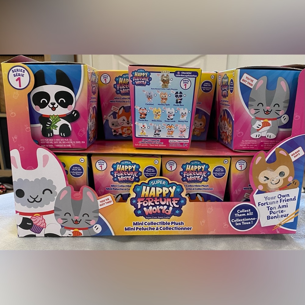 🟣 Super Happy Fortune World - Collect ALL 12 Blind Box NIB NWT